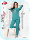 Vol Dk 0284 Summer Special Heavy Shinkery Cord Set Hosiery Cotton Night Suit Wholesale Shop In Surat
